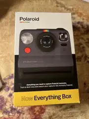 NEW! Polaroid Now Instant Film Camera Everything Box (Black) 6026