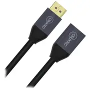 Cruxtec DisplayPort 1.4 Male to Female Extension Cable - 50cm 8K/60Hz & 4K/120Hz [DMF-Z5-BK]