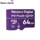 【WD】紫標 64GB 高耐寫 Micro SDXC 監控記憶卡