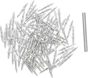 HOMSFOU 101pcs Double Headed Nails Denim Iron Patches Hidden Nails Hardware No Trace