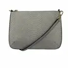 Peta & Jain Brooklyn - Grey Python Crossbody Bag / Clutch