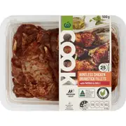 Woolworths Cook Boneless Chicken Fillets Drumstick Paprika & Chilli 500g