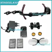 Dental Loupes 2.5/3.5x Magnifier Headband LED Headlight 5W With 2 Batteries