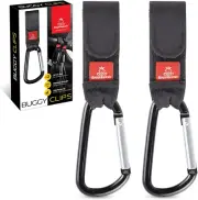 Buggy Clips for Pram X2, Stroller Hooks or Holder for Your Shopping Bags, Baby C
