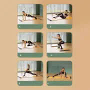 (180x50cm Orange)Slide Board Non Slip Sliding Mat Thickened Balance AC