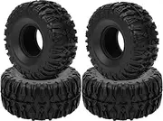 4PCS 2.2in PC Rubber Wheel Tires Fit for SCX10 4 6 1/10 RC Climbing Crawler