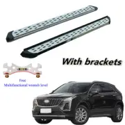 2Pcs running board Fits For Cadillac XT4 2019-2024 Side Steps nerf Bars