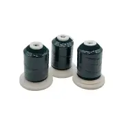 Intressa Polyester Thread, 40 Wt, 600 Yards, Spruce, 3 Mini King Spools