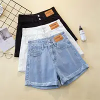 在飛比找ETMall東森購物網優惠-S-4XL summer women shorts jean