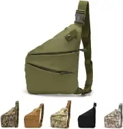 Tactical Sling Bag Chest Shoulder Fanny Pack Cross Body Molle Pouch Men Backpack
