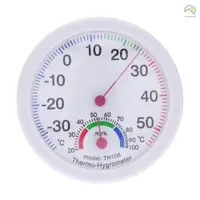 在飛比找蝦皮購物優惠-⚙ -35~55°C 迷你溫濕度計指針溫濕度儀表室內溫濕度計