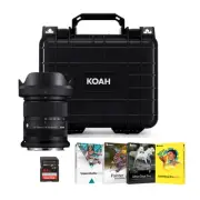 Sigma F2.8 DC DN Canon RF Mount Contemporary Lens with Hard Case Bundle