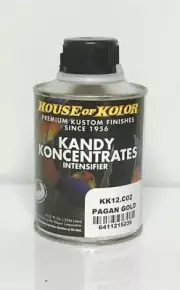 House of Kolor KK12-C02 PAGAN GOLD Kandy Koncentrate Paint Intensifier 1/2 Pint