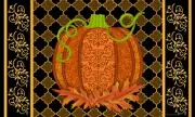 Elegant Pumpkin 30 X 18 Inch Floormat Custom Décor