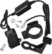 TINEASUR Motorcycle Phone Charger 5v2a Output 12v USB Outlet USB 12v Outlet Dual Ports Motorbike Charger