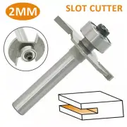 2mm Slot Cutter Bit for Knock Furniture T Trim Router Tool Campervan Motorhome