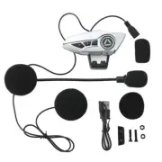 BT18 Motorcycle Helmet Headset Bluetooth 5.3 Wireless Headphones Earphones IP67