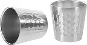 NULYLU 1 Set Outdoor Water Bottle Set Stainless Beverage Cup Stainless Cups Sturdy Drink Cup Camping Beverage Cup Home Accessory Compact Water Cup Stainless Drinks Cup Reusable Drink Cup