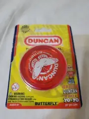 DUNCAN BUTTERFLY Yo-Yo Yo Yo Original Worlds #1 Red 3124BU 75th Anniversary