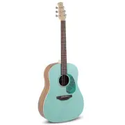 Applause Jump Dreadnought Acoustic Guitars Slope Shoulders, Celeste