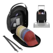 Travel Hat Case - Hard Hat Case for Baseball Caps with Removable Storage Bag - L