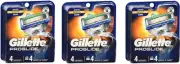 Gill Fusion5 ProGlide Power Cartridge 4ct (3 Pack)