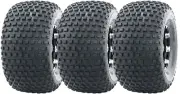 Set 3 WANDA ATV Tires 22x11-8 22x11x8 4PR for 3 Wheelers 10032 Warranty [New]