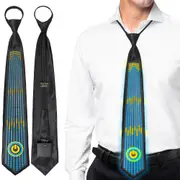 Sound Control Light Up Tie With Follow Music Flash-Style 1
