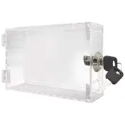 Lock Box Universal Thermostat Lock Box With Key Clear