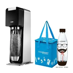 【特惠組★加碼送1L寶特瓶1支】Sodastream POWER SOURCE 電動式氣泡水機 -黑 [可以買]【APP下單9%回饋】