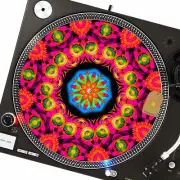 Siesta Sunflowers Slipmat Turntable 12" for DJ Vinyl LP Audiophile