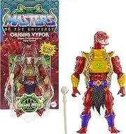 Masters of the Universe Origins Action Figure Vypor Collectible, 5.5 Inch Motu Villain Snake Men Toy with 16 Posable Joints & Accessories