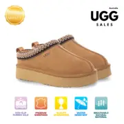 DK® UGG Platform Slippers Women/Men AUS Sheepskin Wool Tasmanian Slide Tazzy