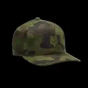 Fox Head Flexfit Baseball Hat Flexfit Cap LFS23 Green Camouflage