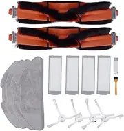 Robot Vacuum Mop Replacement Kit for Xiao Mi Mi Robot Vacuum Mop 2 Lite 2 Pro MJSTL MJST1S, Includes Filter and Brush Accessories