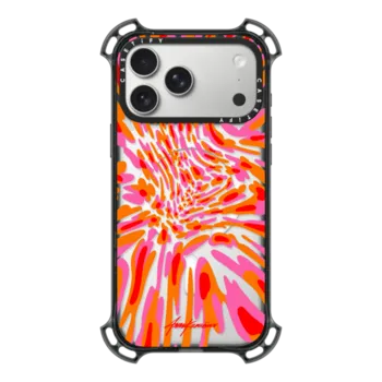 iPhone 17 Pro Max Bounce Case MagSafe Compatible Wavy Flowers