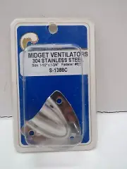 NIB WHITECAP MIDGET VENTILATOR STAINLESS STEEL BOAT COWL VENT (E3A405C)