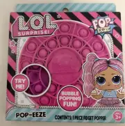 LOL SURPRISE! POP-EEZE FIDGET POPPER HOT PINK BUBBLE POPPING FUN TARA MGA AGE 3+