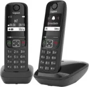 AS690 Duo 2 Cordless DECT Phones High-Contrast Display Brilliant Audio Qua