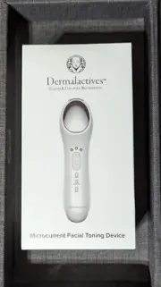 Dermalactives Microcurrent Facial Toning Device Elastin & Collagen Rejuvenation