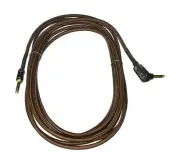 Vox VAC19 Class A Acoustic Guitar Cable - 19.5ft, 1/4" Straight/Angled TS, Br...
