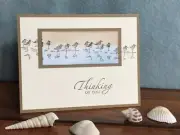 Stampin Up Thinking of You Card Sympathy Condolence Get Well Sandpipers