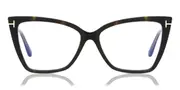 Tom Ford FT5844-B Blue-Light Block 052 Men's Glasses Tortoiseshell Size 55 - Private Health Rebate - Blue Light Block Available