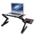 360° Adjustable Desk Folding Laptop Computer Table Stand Dissipation Holes