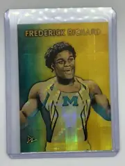 Frederick Richard Limited Artist Signed Michigan Wolverines Refractor Card 1/1