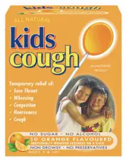 Key Sun Kids Cough Orange 10 Lozenges