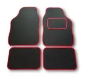 MINI CONVERTIBLE (2004-2008) UNIVERSAL Car Floor Mats Black & Red