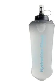 Soft Flask - 500ml Soft Water Bottle Running | Foldable Water Bottle | Soft Water Bottle | Collapsiible Water Bottles | Handheld Water Bottle Running | Trail Running Hydration Flask For Outdoor