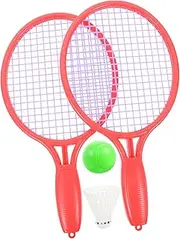 BESPORTBLE 1Set Tennis Racket Set with Tennis Balls Outdoor for Parent Sports Equipment Durable and Safe Plaything Rackets for Fun Games