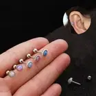 Tiny Gem Studs Earrings Tragus Helix Cartilage BAR Earrings Labret Monroe